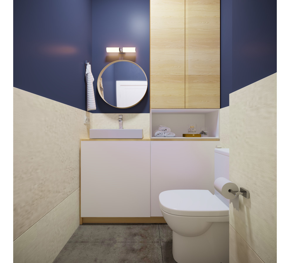 Визуализация гостевого санузела