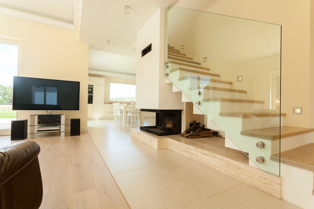 Various Fireplace Projects modern-wohnzimmer