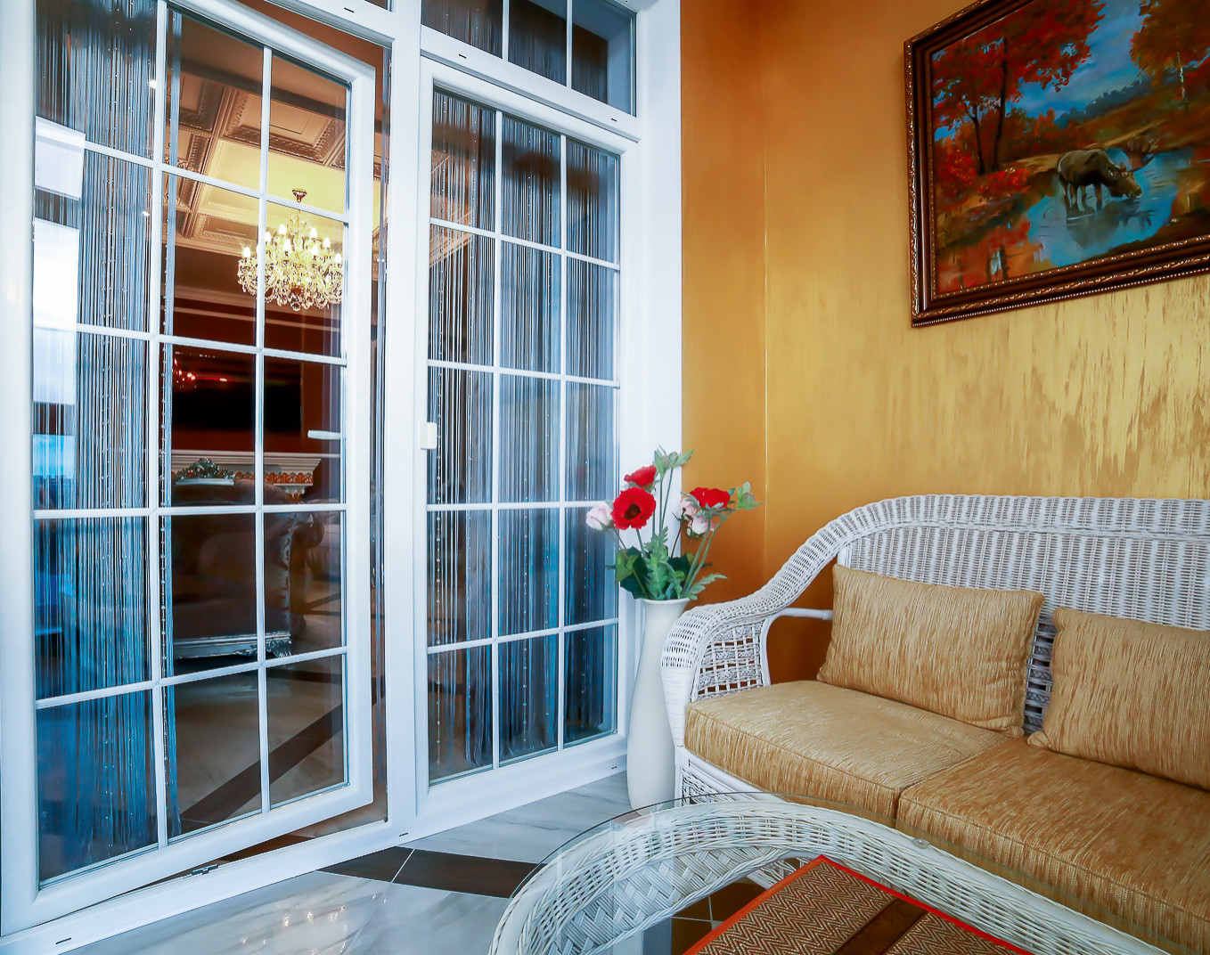 Классический интерьер трехкомнатной квартиры