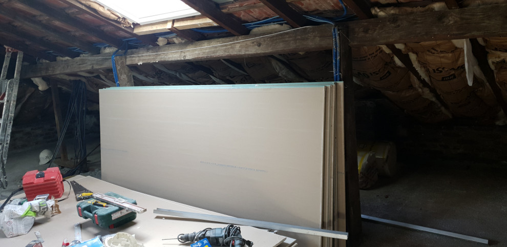Isolation de comble dans une maison