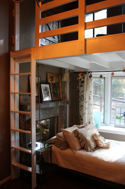 Adirondack Style Lodge - Eclectic - Bedroom - Los Angeles ...