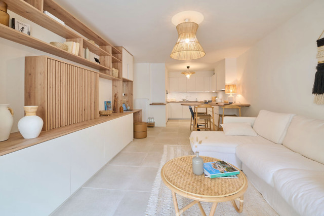 Projet Mimosas : Cl&eacute;s en main pour appartement VEFA &agrave; Arcachon maritim-wohnbereich