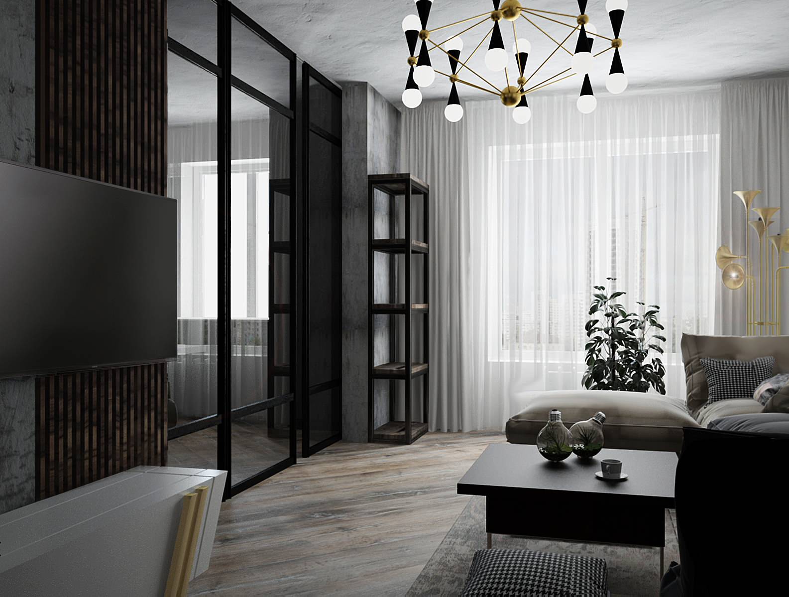 "Лофт", 105 кв. в ЖК "Гринада", 2019 г.