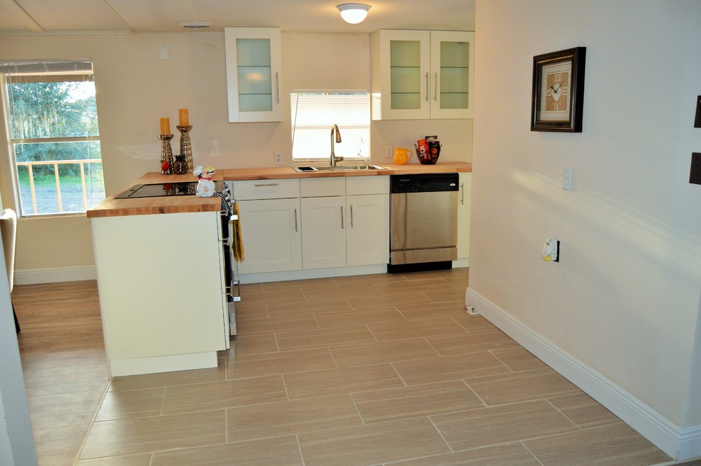 Kitchen - transitional kitchen idea in Orlando