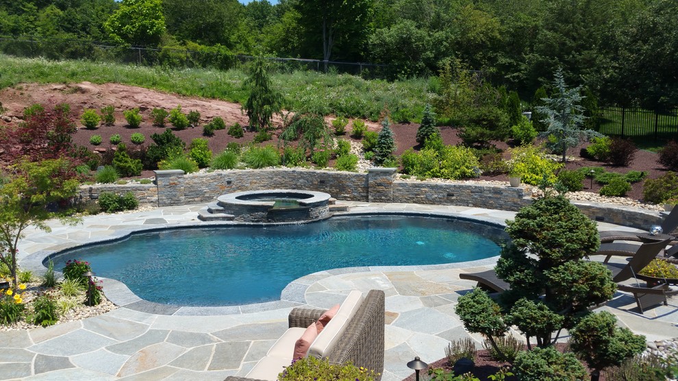 Design ideas for a transitional pool in New York.