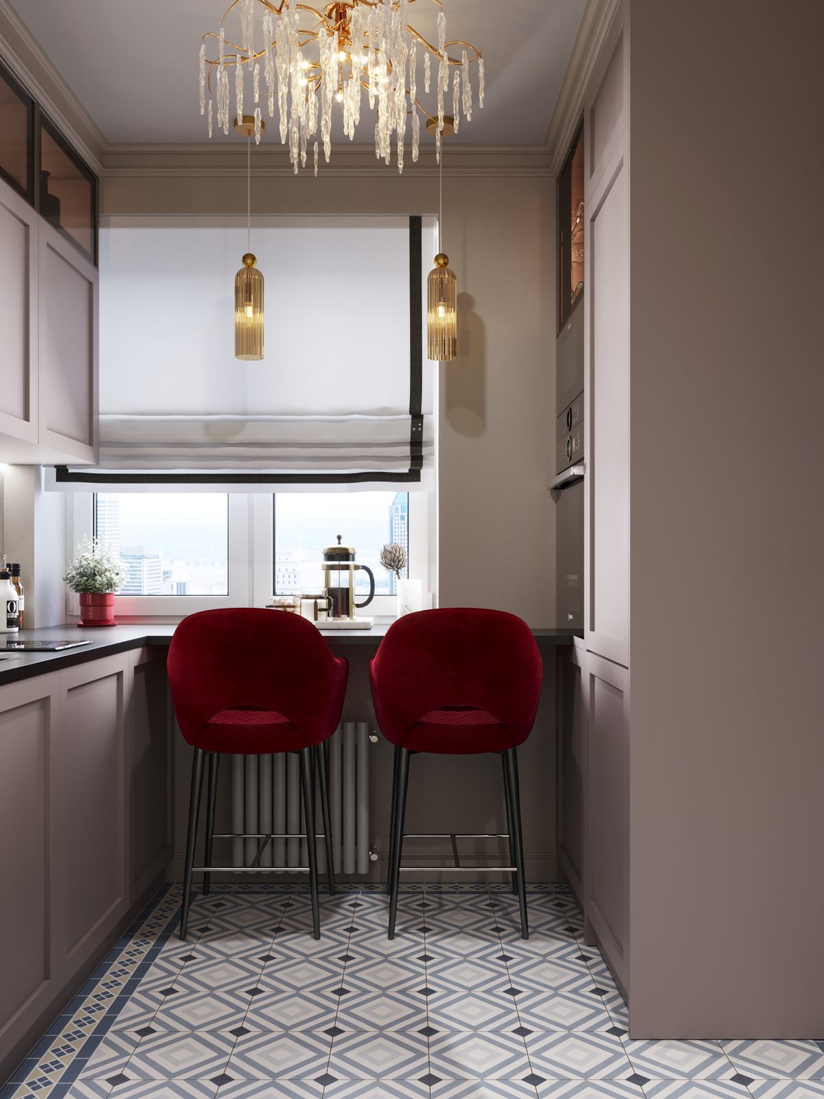 Квартира 38 кв. м. в Москве в старом фонде