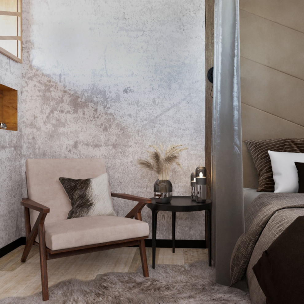 Дизайн проект интерьера номера Шале