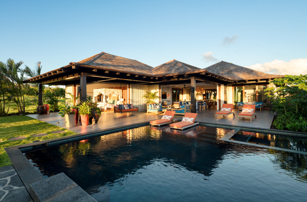 Private Resort - Beach Style - Pool - Hawaii - by Pu'uwai Design ...