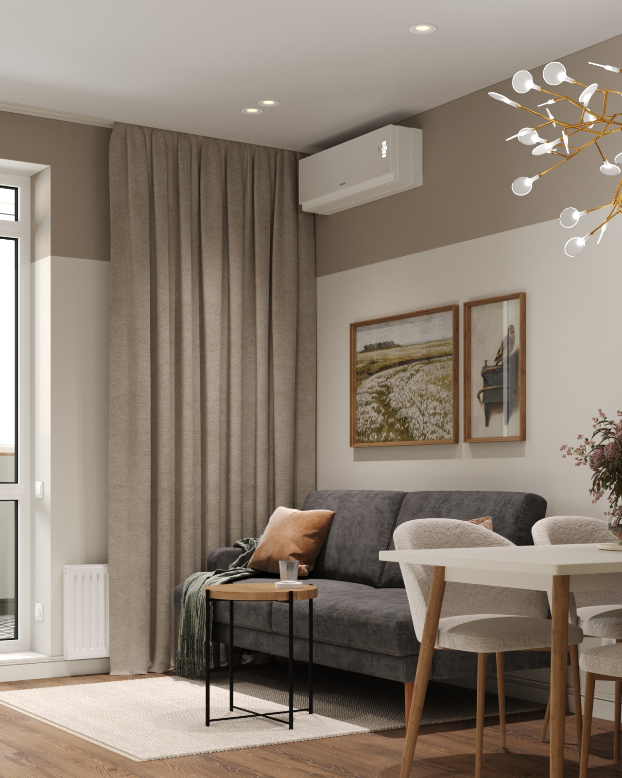 Дизайн проект квартиры 47,1 кв.м