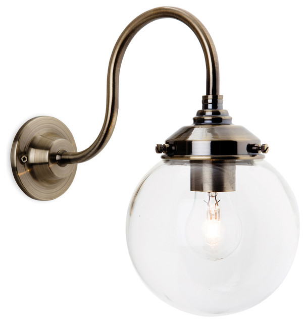 Victoria Retro Sphere Wall Light