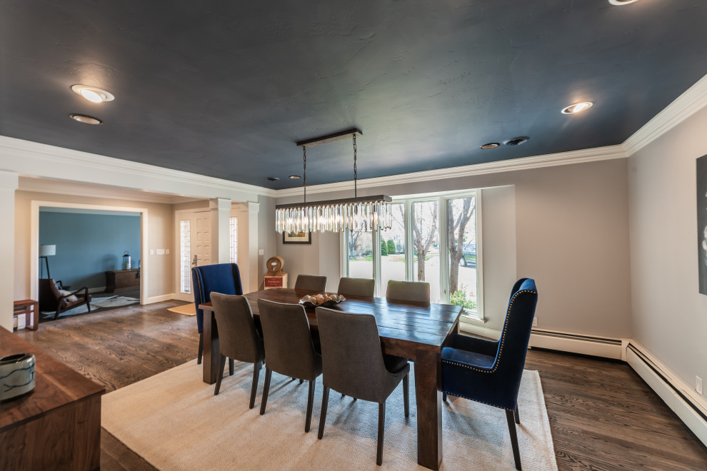 Dining room - transitional dining room idea in Denver
