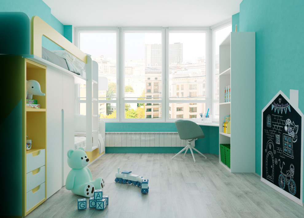 Дизайн проект детских комнат с проектированием мебели