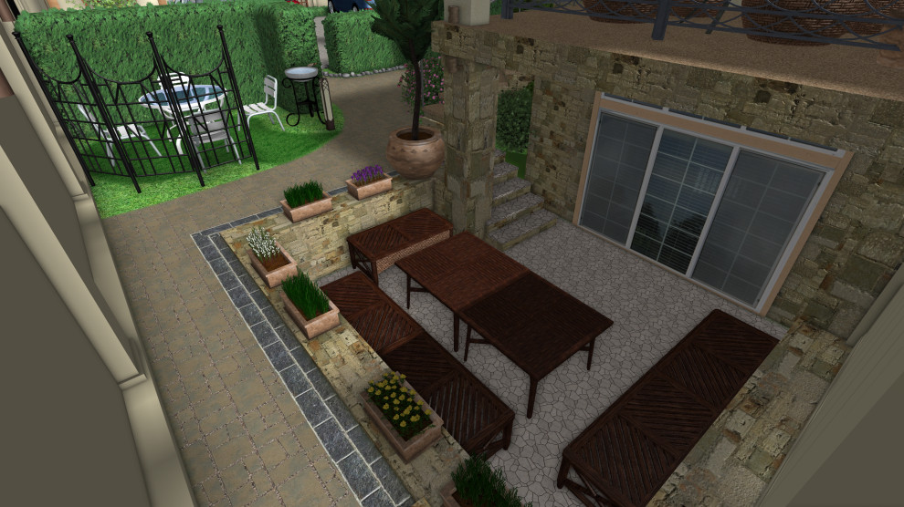 Приусадебная территория минигостинницы