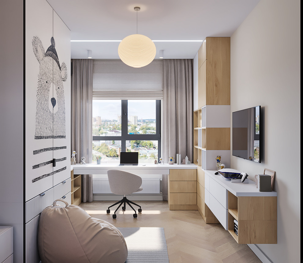 Дизайн проект квартиры площадью 80 кв.м. в г. Ростове-на-Дону /стадия-реализация