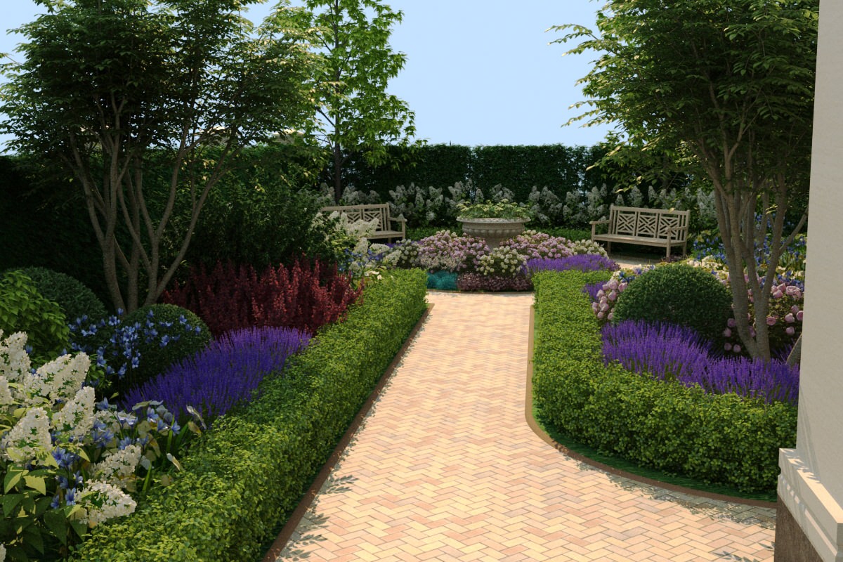 3D визуализация участка 12 соток