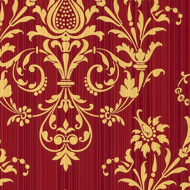 Classic Silks 2, Damask Stripes Silk Emboss Wallpaper, Roll 21"x33