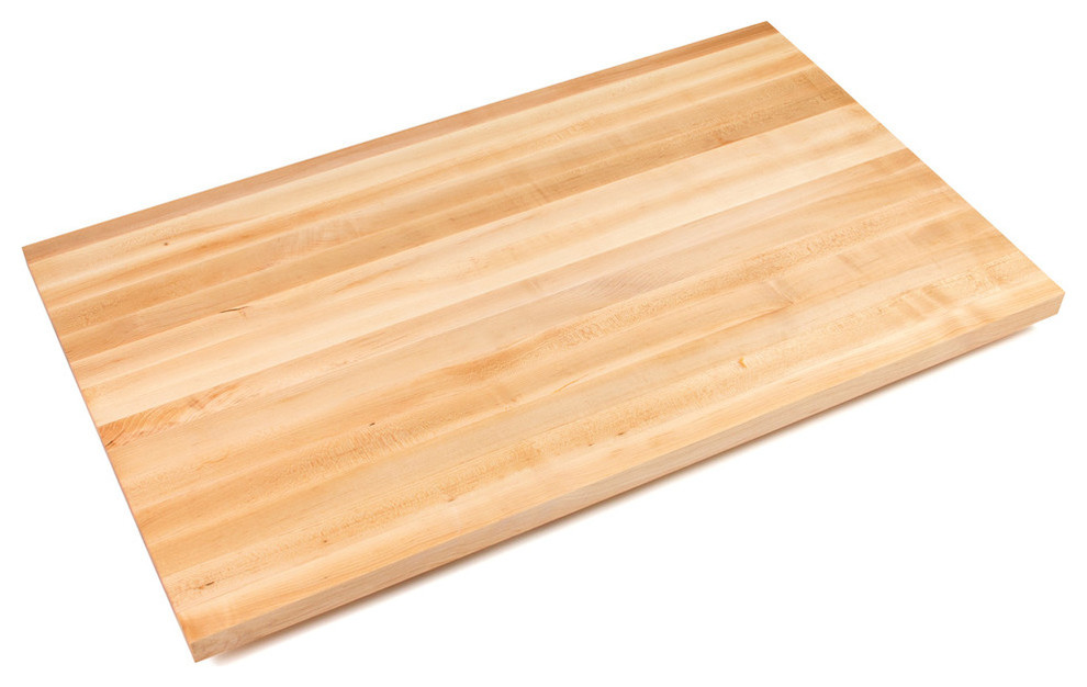 1 5 Thick Maple Edge Grain Countertop Traditional Kitchen