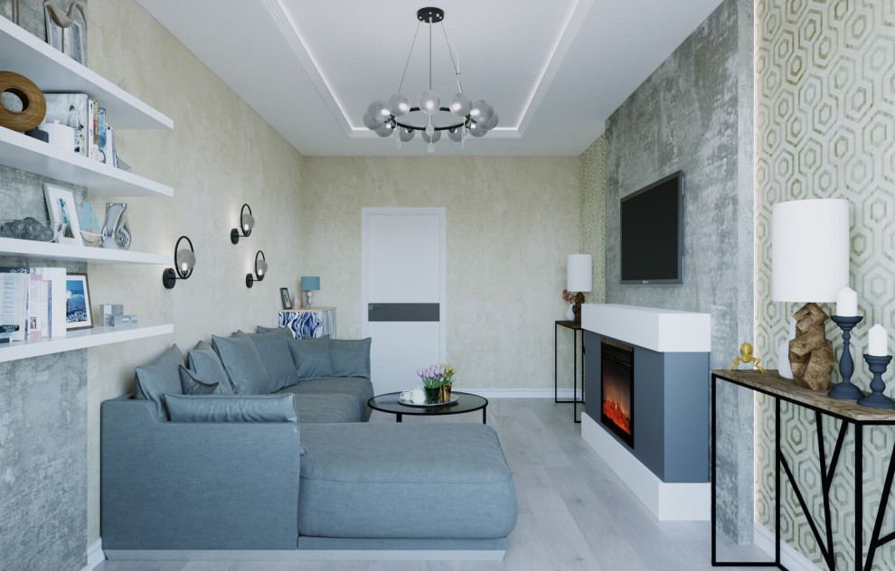 Дизайн гостиной в трехкомнатной квартире