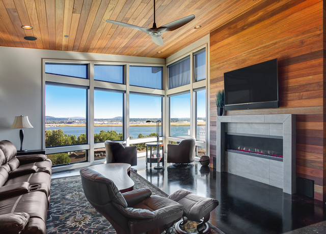 Evergreen rustic-living-room