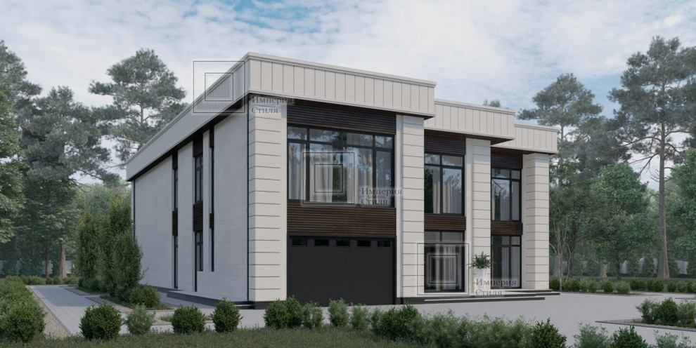 Проект дома с эксплуатируемой кровлей