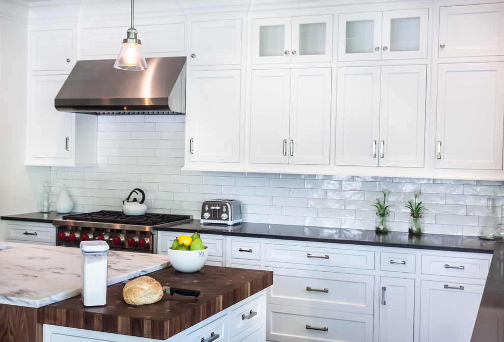 Madison Nj Transitional Walnut Butcher Block Transitional