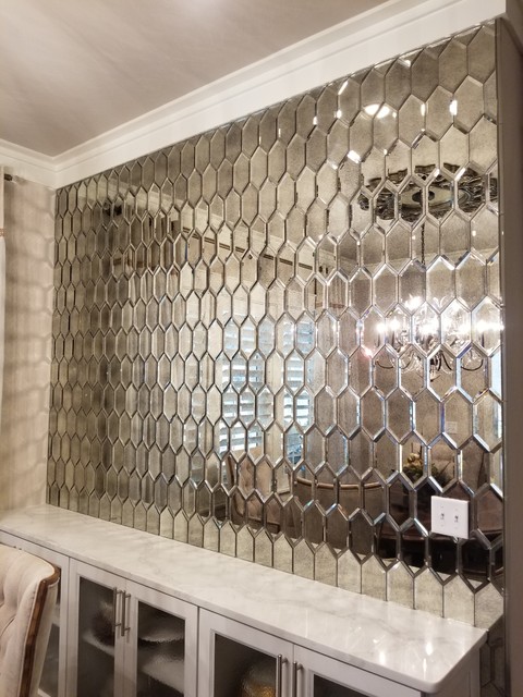 4x8 Antique Mirror Accent Wall - Other - by Destin Elite Tile | Houzz