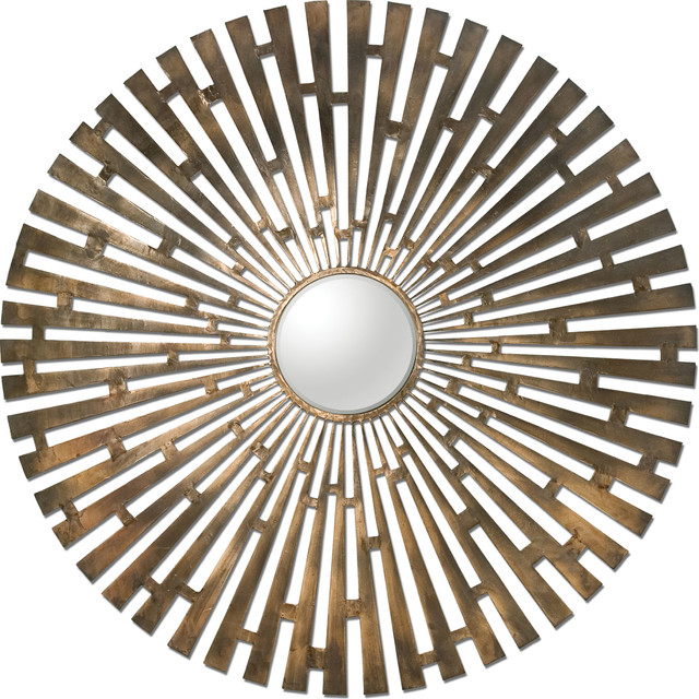 Uttermost Tremeca Starburst Mirror Brass