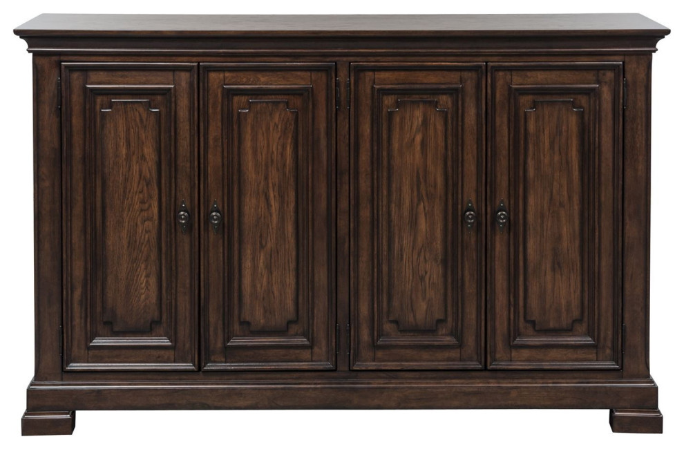 Liberty Furniture Armand Buffet in Antique Brownstone Traditional