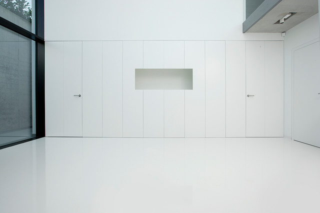 Haus Sch contemporaneo-corridoio