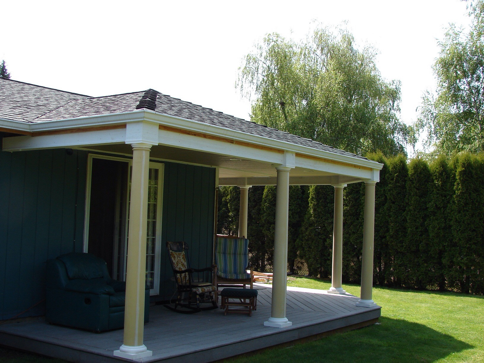 outdoor living space