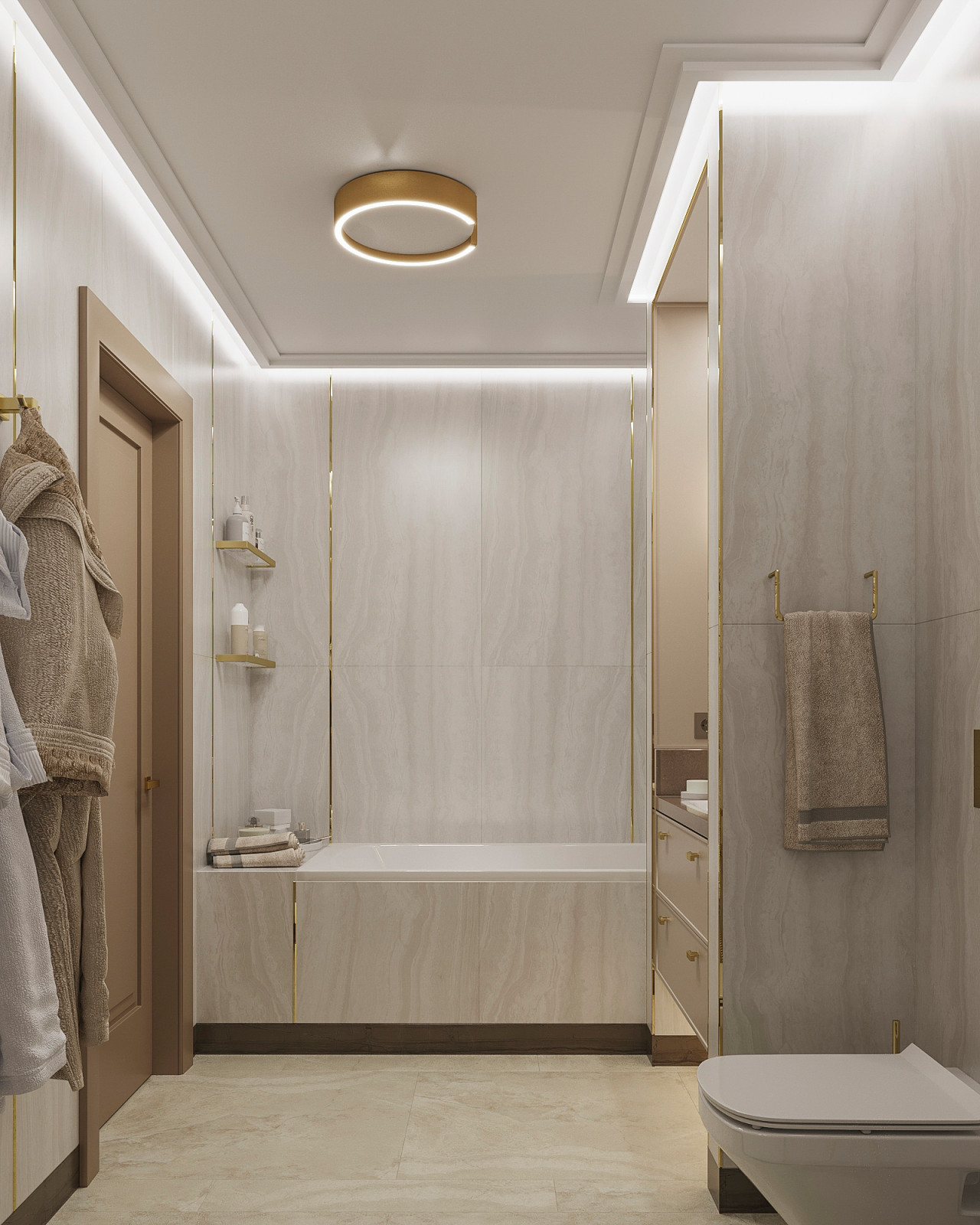 Кашемир беж. Квартира 130 кв.м. на Зоологической ул.