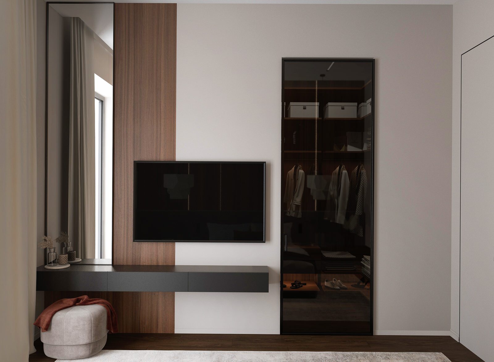 Спальня в загородном доме