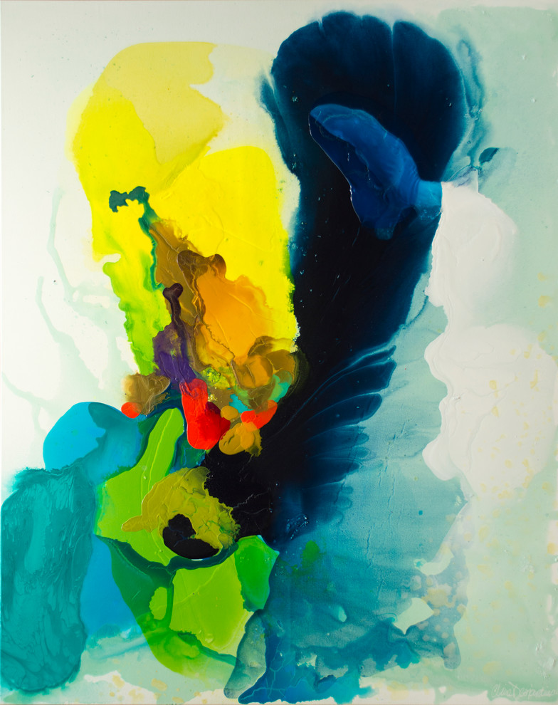 "Slow Motion" Print by Claire Desjardins, 32"x40" Modern Fine Art