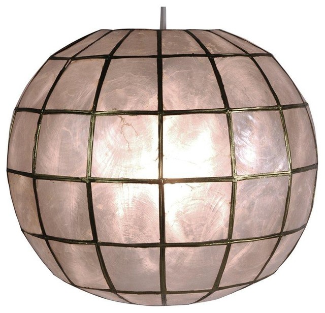 Princess Capiz Hanging Lamp Beach Style Pendant Lighting By Princess Capiz Hanging Lamp