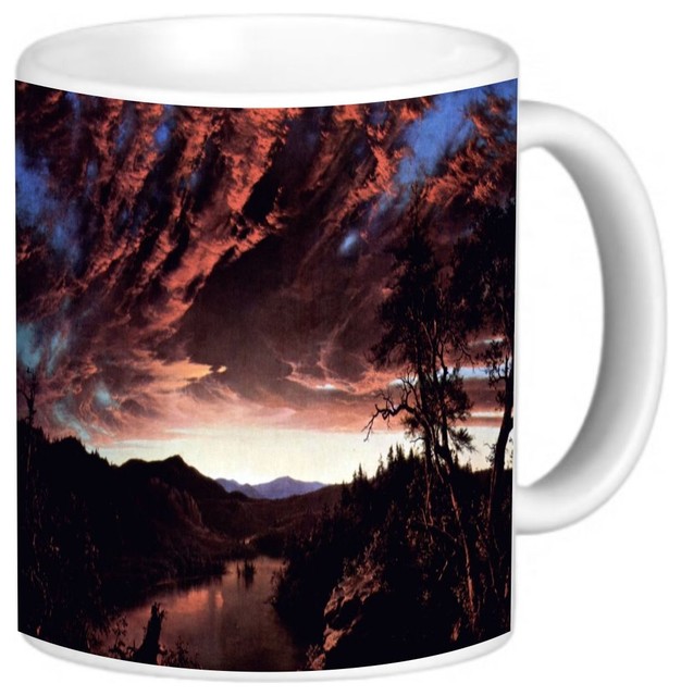 Frederick Edwin Church Art Twilight In The Wilderness Coffee Mug Frederick Edwin Church Art Twilight In The Wilderness Coffee Mug Contemporary Mugs By Value Gifts