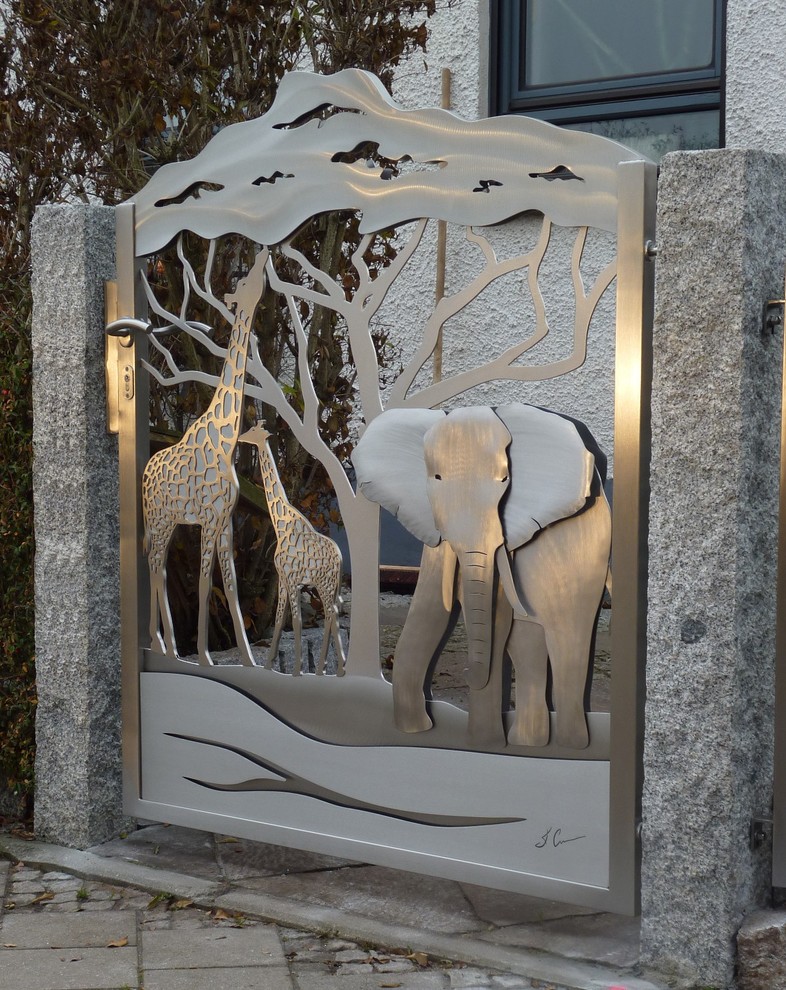 Stainless Steel Gate "Out of Africa", Tore aus Edelstahl