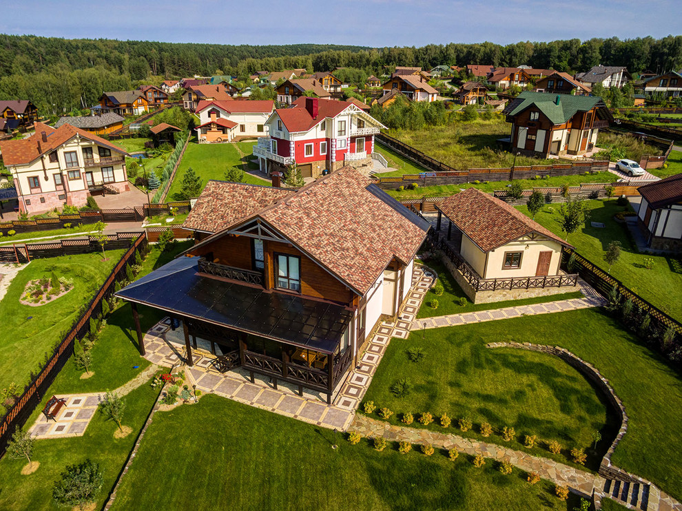 Аэросъёмка загородного дома