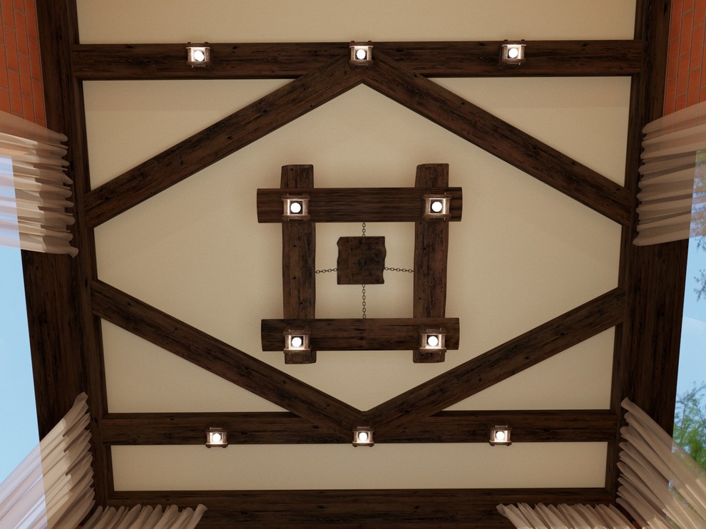 Беседка в загородном доме