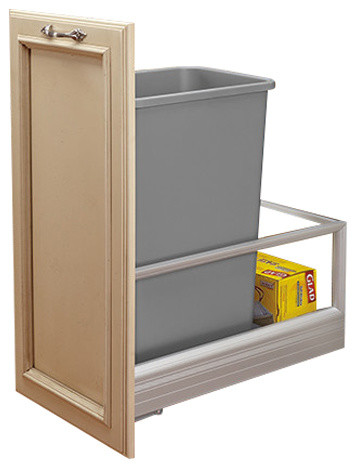 pull out garbage bin door mount