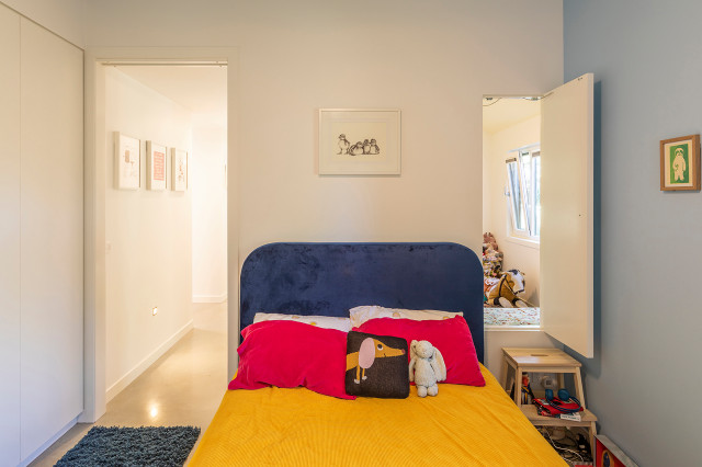 Rainbow House contemporary-bedroom