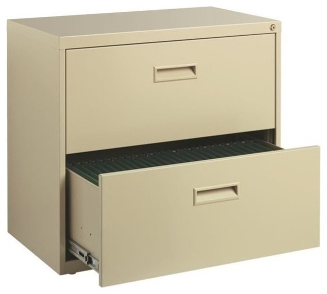 Hirsh Soho 2 Drawer Lateral File Cabinet In Putty Transitional Filing Cabinets By Homesquare