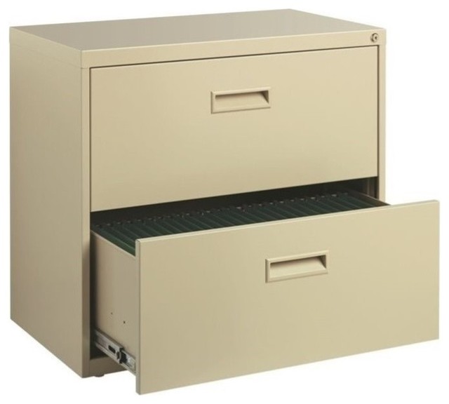Hirsh 30-inch Width Metal 2 Drawer Home Office Lateral File Cabinet Putty/Beige