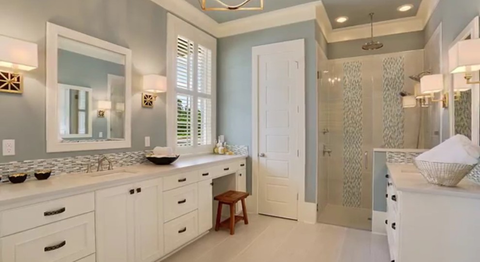 Inspiration for a transitional bathroom remodel in New Orleans