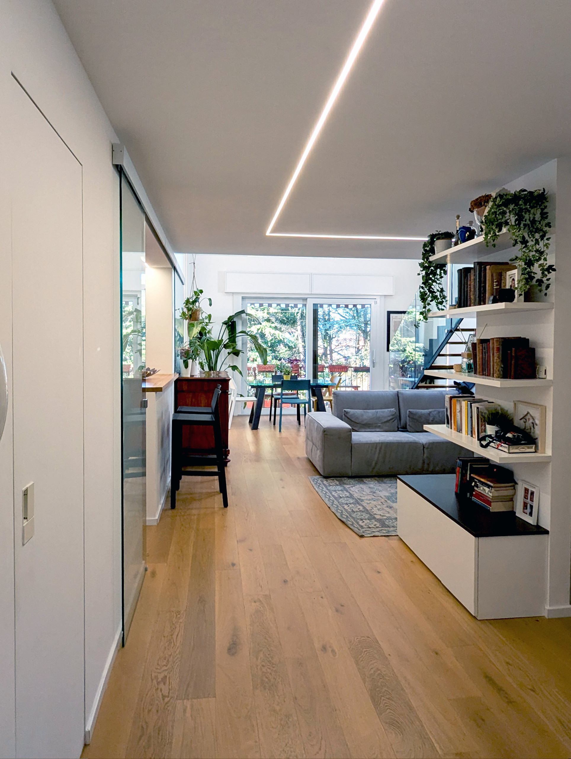 DUPLEX CON DOPPIA ALTEZZA -zona giorno