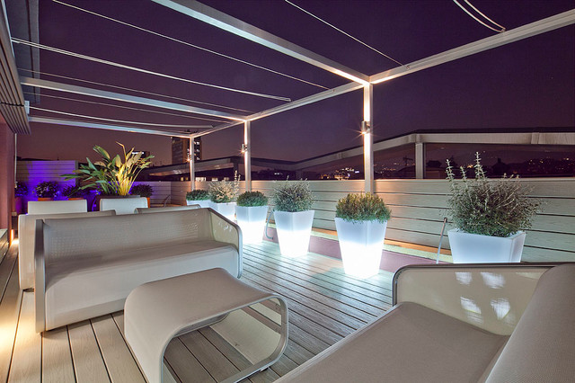 Office Terrace Design contemporaneo-terraza-y-balcon