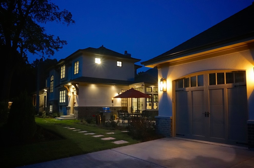Example of a transitional shed design in Chicago