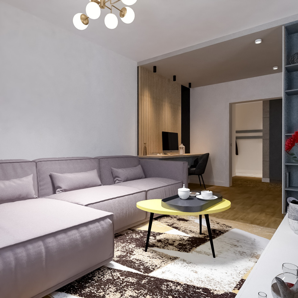 2020. 05. 02. Проект дизайна интерьера квартиры (гостиная 2)