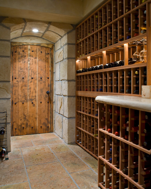 Tuscan Wine Room Mediterranean Wine Cellar San Francisco By Allwood Construction Inc