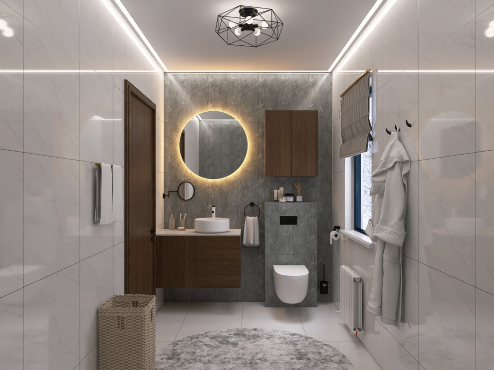 Ванная в загородном доме