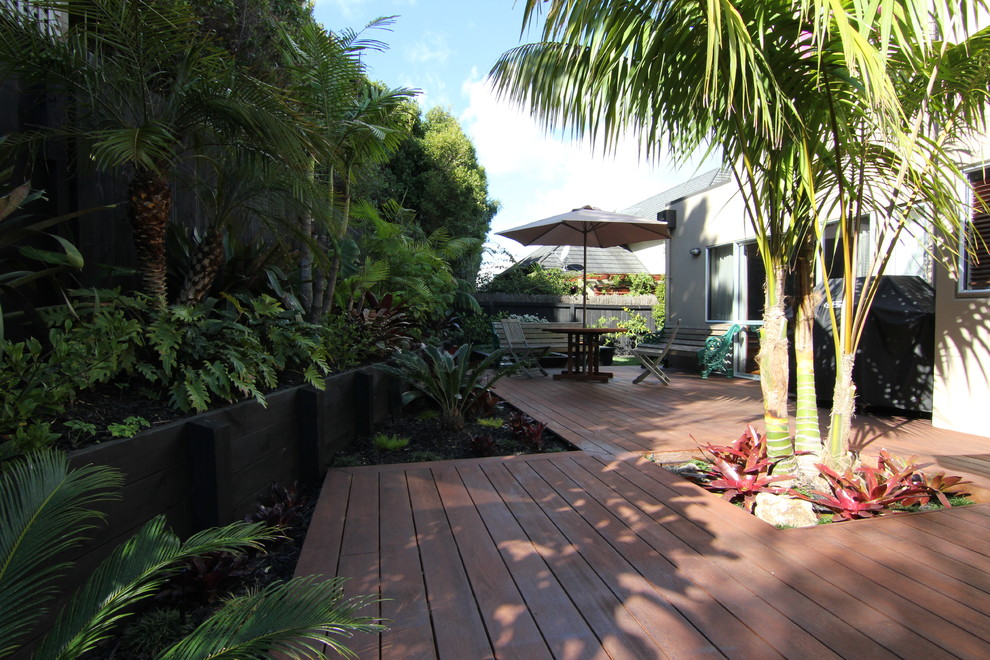 Home design - tropical home design idea in Auckland